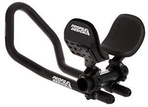 Airstryke V2 Aluminum Clip-on Aerobars Ano Matte Black, Adjustable Stack and - Picture 1 of 5