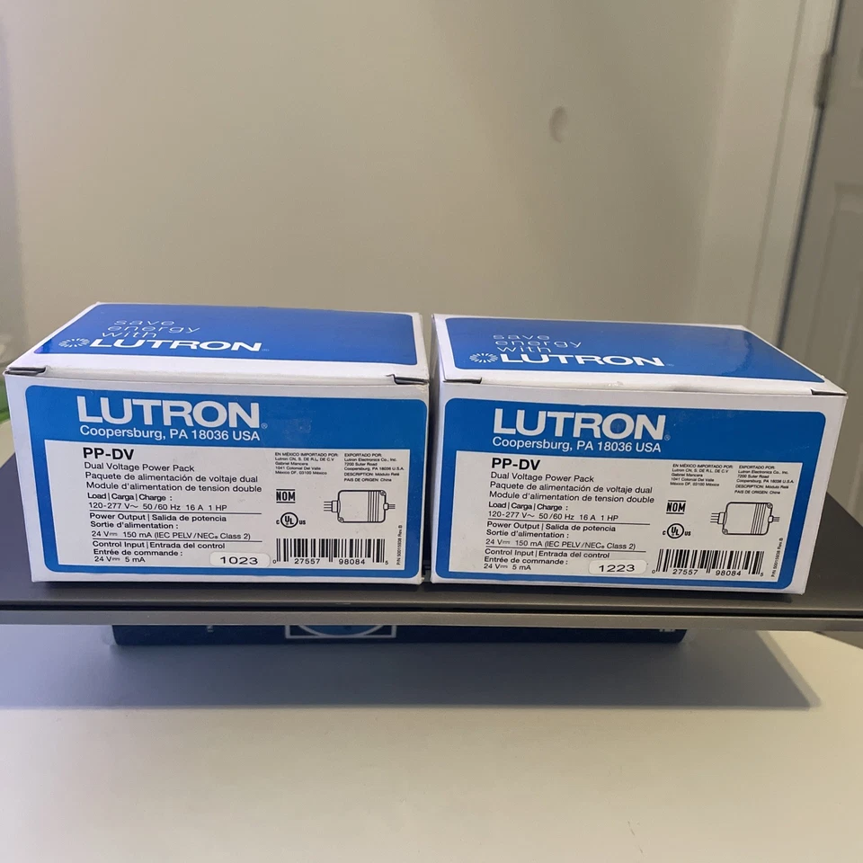 Lutron PP-DV Dual Voltage Power Pack 50/60HZ 120-277V (2 Pack) - Image 1 of 1