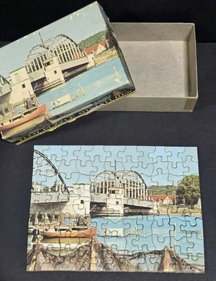 Rompecabezas en miniatura TUCO "Puente en Dinamarca" 1943 88 piezas entrelazadas ¡COMPLETO! Foto 1 de 4
