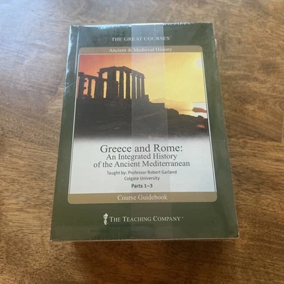 The Great Courses - Greece and Rome Parts 1-3 DVD & Course Guidebook NEW SEALED Foto 1 de 3
