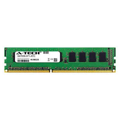 2GB DDR3 PC3-10600E ECC UDIMM (HP 647656-071 Equivalent) Server Memory RAM - Image 1 of 2