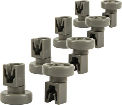 8 Korbrollen Ersatz Räder Rollen für AEG Electrolux Spülmaschine Geschirrspüler - Bild 1 von 4