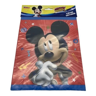 Lot Of 24- 8 Pack Mickey Mouse Loot Bags Treat Party Favors Disney (192 Bags) - Image 1 of 4