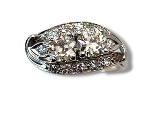 Gorgeous Vintage 14K Gold & Diamond Ring - Picture 1 of 5