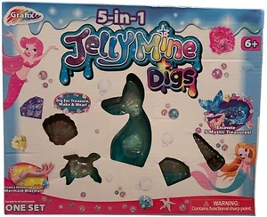 Grafix Sirena 5 en 1 Jalea Mina Excavaciones Misterio Atlántida Nuevo Kit para Hacer Joyas - Imagen 1 de 2