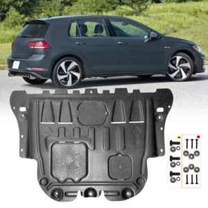 For VW Golf GTI 2016-2023 Under Engine Splash Guards Front Engine Mud Flaps - Picture 1 of 9
