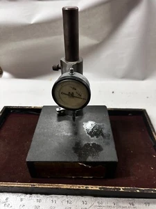 MACHINIST OfCe TOOL LATHE MILL Granite Comparator Plate with Drop Indicator - Picture 1 of 4