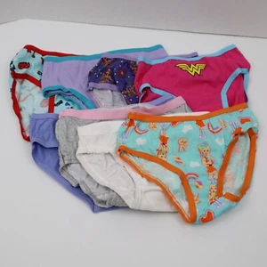 Girls panties sz 4 assorted kids 8 pack Jojo Siwa Miraculous new - Picture 1 of 7