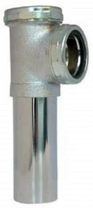 Sink Drain Tee 1-1/2" Slip Joint Inlets Satin Brass LINCOLN 108416   - Picture 1 of 3