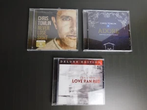 CHRIS TOMLIN 3 CD Lot: Never Lose Sight, Love Ran Red, Adore - Picture 1 of 8