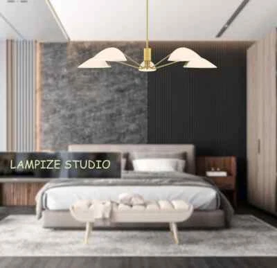 Mid Century Modern Chandelier Industrial Pendant Light 5 Light Sputnik Fixture - Image 1 of 4