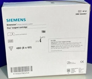 DF167 Siemens Dimension (TBIL) Total Bilirubin (480 Tests/Box) (SMN: 10444957) - Picture 1 of 2