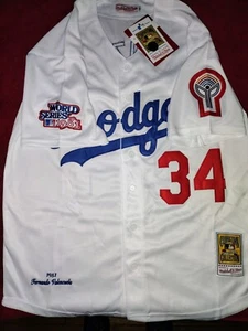 Maillot de baseball LOS ANGELES DODGERS FERNANDO VALENZUELA 1981 World Series - Photo 1/9