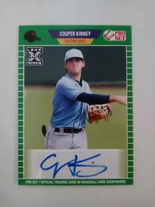 Juego Leaf Pro 2021 bláster de béisbol automático verde Cooper Kinney #PS-CK1 automático - Imagen 1 de 2