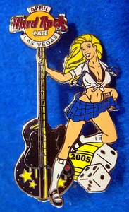 PIN LAS VEGAS BAILARINA SERIE LITTLE DARLINGS CLUB DE CABALLEROS Hard Rock Café - Imagen 1 de 1