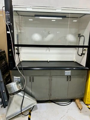 6' Hamilton Safeaire Bench Top Fume Hood with Flammable Solvent Cabinet - Image 1 of 2