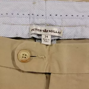 Peter Millar Raleigh Twill Golf Pants Mens 34x30 Pants Pima Cotton Business - Picture 1 of 8