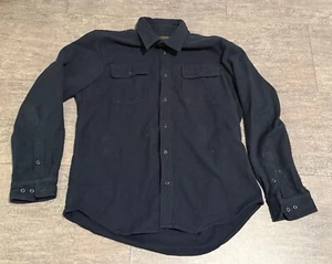 FILSON Bottoni 100% Cotone Materiale Pesante Flanella Blu Taglia XL - Foto 1 di 4