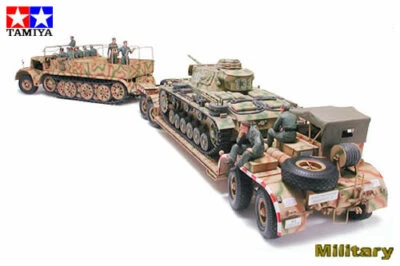 German 18 Ton Heavy Half-Track Famo and Tank Transporter Sd.Ah.116 1:35 TA35246  - Immagine 1 di 4
