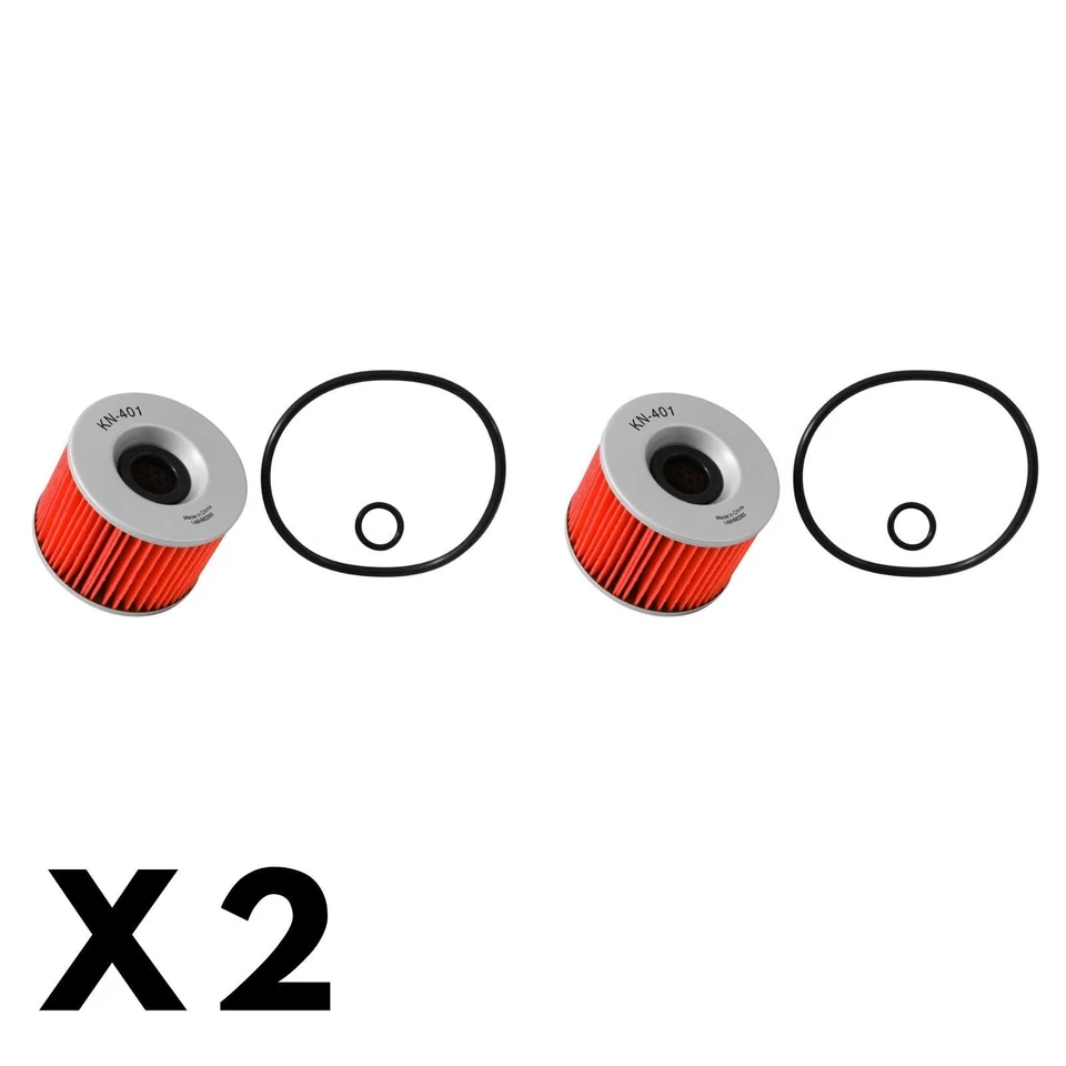 Paquete de 2 filtros de aceite K&N para Kawasaki KZ1000 J 1981-1983 Foto 1 de 1