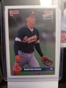 1993 Donruss Rated Rookie Chipper Jones RC Braves #721