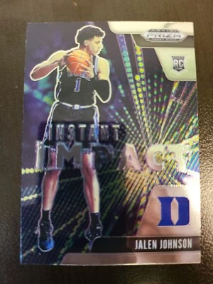 Tarjeta Prizm Draft 2021-22 Jalen Johnson RC IMPACTO INSTANTÁNEO #8 Foto 1 de 2