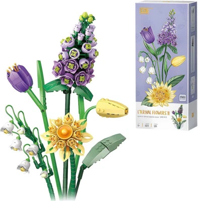 LOZ 1672 mini Building Block Flower Bouquet  (Not Compatible w LE gO) - Image 1 of 4
