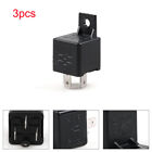 3Pcs 4 Pin Horn Relay 12V 30A For Car Truck Grille Mount Blast Tone Horns