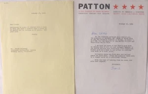 Frank McCarthy firmó una carta con respuesta, 10 de octubre de 1969 - Imagen 1 de 6