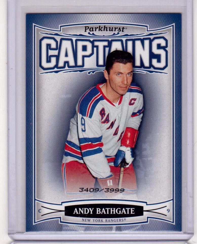 ANDY BATHGATE 06/07 Parkhurst CAPTAINS Insert Card #194 New York Rangers /3999 - Image 1 of 1