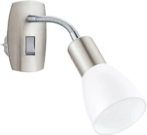 Weiß Chrom Nickel Moderne Wandlampe für die Steckdose 1x25W/E14 IP20 - Bild 1 von 1