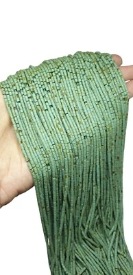 5 Hilos de Turquesa Verde 2mm Heishi Cilindro Tubo Cuentas Sueltas Suministro de Joyería Foto 1 de 4