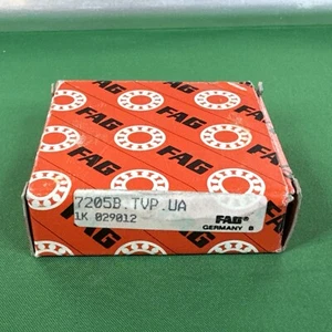 FAG 7205B TVP UA Angular Contact Bearing GERMANY (2Z) - Picture 1 of 5