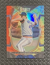 JACK MORRIS 2023 Panini Select #53 Tie-Dye Prizm SSP /25 Twins Detroit Tigers