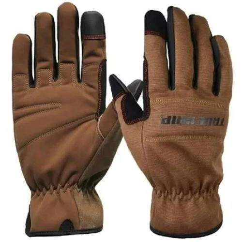 Guantes utilitarios True Grip para hombre interiores/exteriores de lona de pato marrón M secado rápido Foto 1 de 1