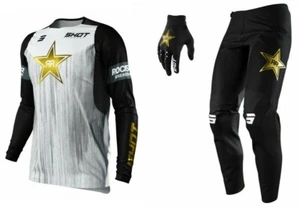 Juego de camisetas/pantalones/guantes de motocross SHOT 2022 Contact Rockstar edición limitada MX - Imagen 1 de 4