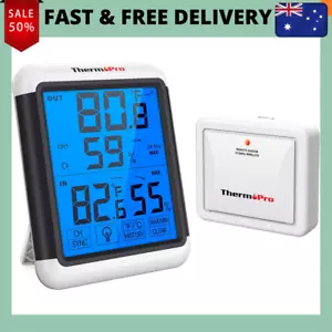ThermoPro TP65 Digital Wireless Hygrometer Indoor Outdoor Thermometer Wireless - Picture 1 of 16