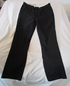Men s Volcom Size 32 (W31xL30.5) Black, Button Fly, Slim, Grant Trouser - Picture 1 of 13