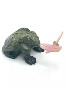 Zuni Frog Fetish Signed Albert Eustace - Picture 1 of 9