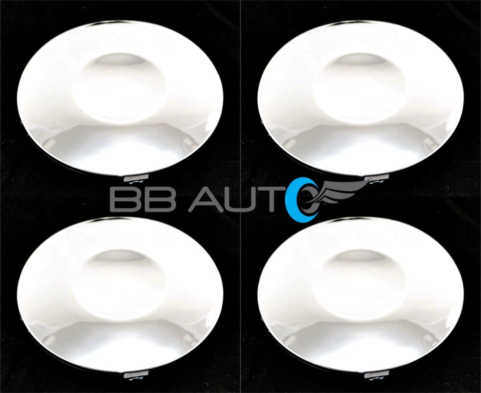 1995-2000 BUICK RIVIERA PARK AVE LESABRE CHROME WHEEL CENTER CAPS HUBS SET NEW - Image 1 of 4