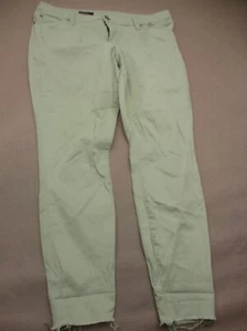 KUT From The Kloth Size 14 Womens Gray Cotton Blend Cut-Off Leg Chino Pants 319 - Picture 1 of 14