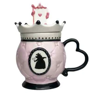Alice im Wunderland Herzkönigin Tasse mit Deckel Disney 4942423260752 - Bild 1 von 2