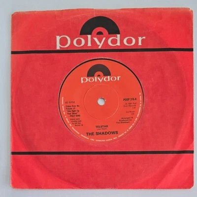 " TELSTAR"   BY THE SHADOWS  UK EDITION SP - Image 1 of 4