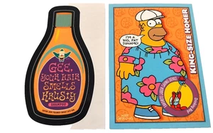 Simpsons Mania Promo Trading Cards (Set Of 2) #P1, P2 (Inkworks 2001) #834 - Picture 1 of 2