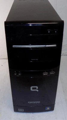 Computadora de escritorio Compaq CQ5600Y original restaurada AMD Athlon II 170U 2 GB 500 GB Win 7 Foto 1 de 4