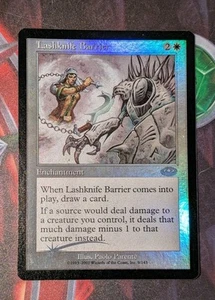 MTG *FOIL * Planeshift Uncommon LASHKNIFE BARRIER SP - Picture 1 of 1