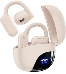 TAGRY Auriculares Abiertos Auriculares Bluetooth 80Hrs Tiempo de Juego Auriculares Inalámbricos con - Imagen 1 de 6