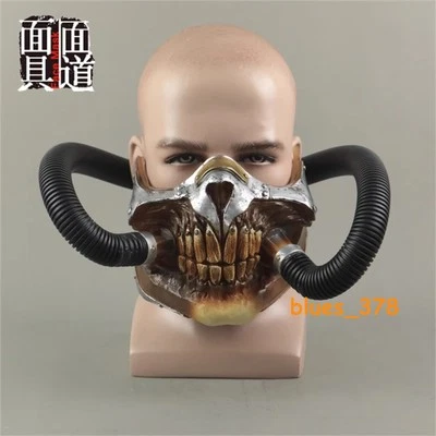 Mad Max Mask Helmet Costumes Cosplay Halloween Half Face Props Men Women New - Image 1 of 4