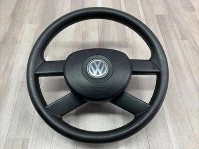 VW Polo 9N 9N3 Lenkrad 4 Speichen Lenkrad Steering Wheel schwarz  6Q0419091G - Bild 1 von 4
