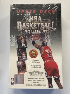 1992-93 Upper Deck Basketball High Series Hobby Box 36 Packs Factory Sealed - Picture 1 of 4